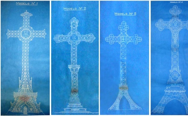 Los artífices de la Cruz del Gorbea